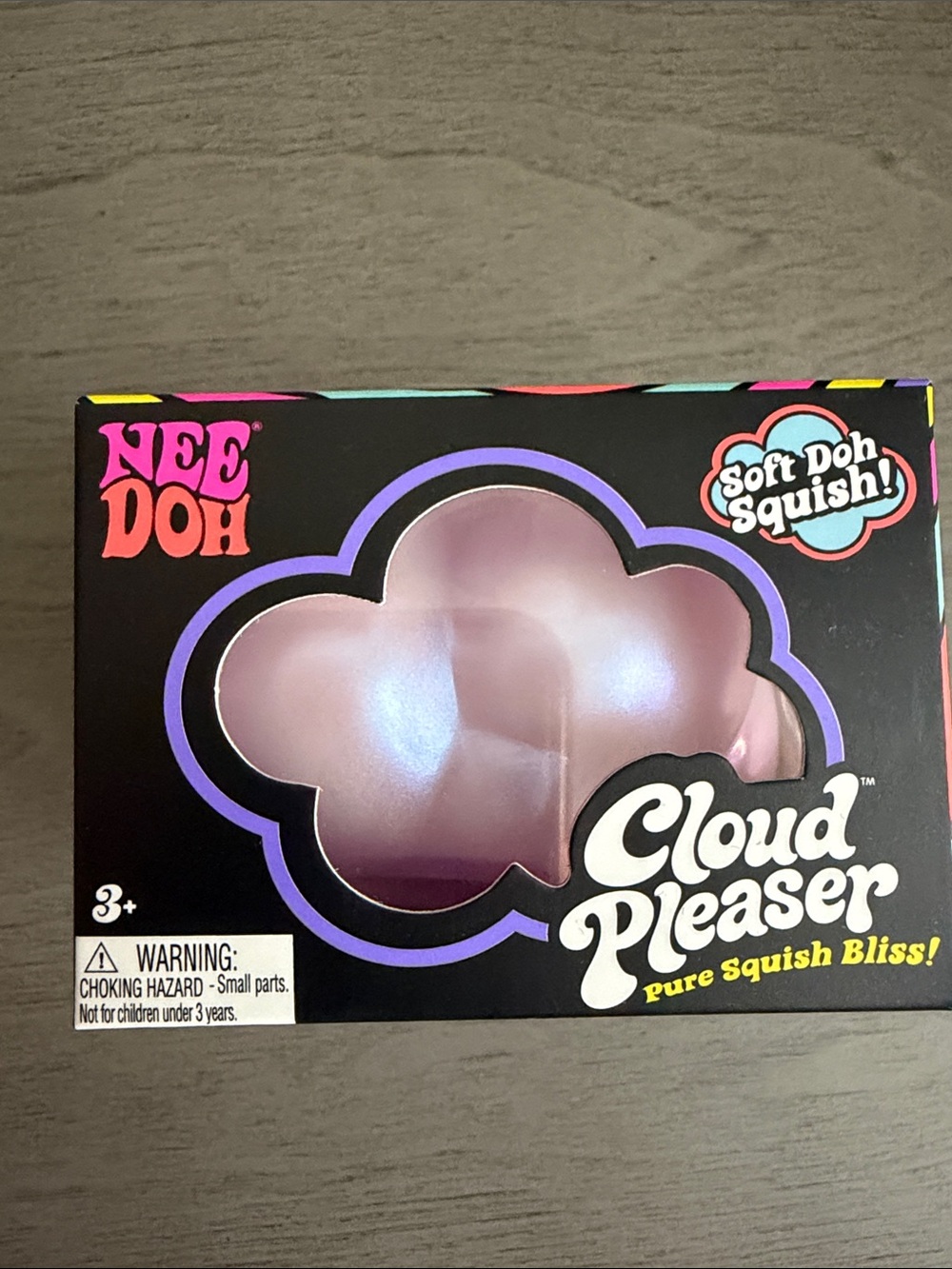 NeeDoh Cloud Pleaser Soft Doh Squish - Pink Cloud